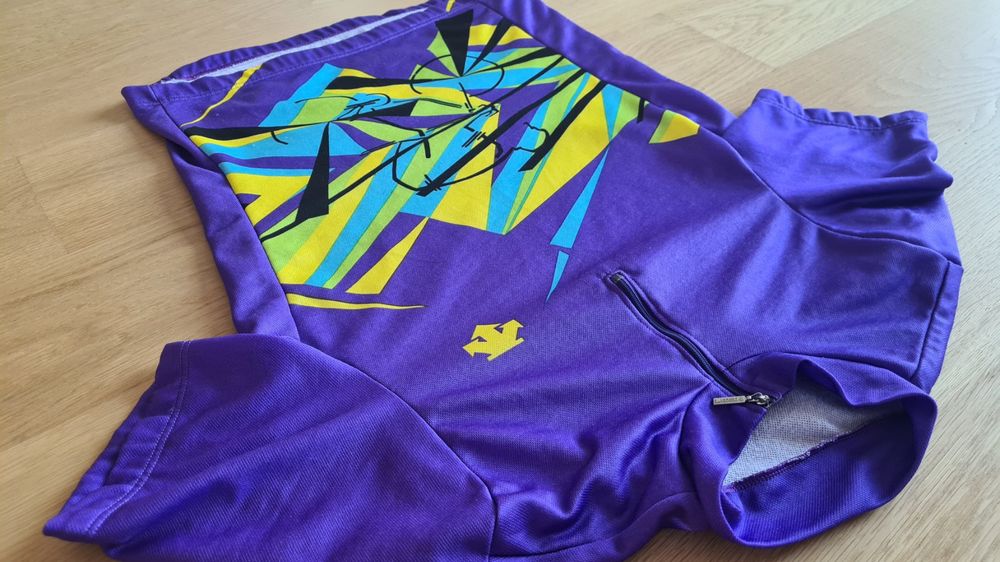 Maillot Cycliste Vintage LOOK ASSOS - Taille L - Fabriqué En Suisse