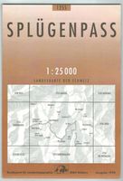 Landkarte Splügenpass 1998