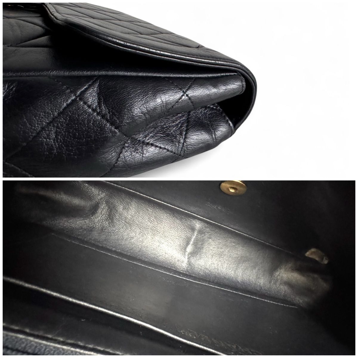 Chanel Taschen für Damen: CHANEL Lambskin Quilted Medium Single Flap Tasche – Gebraucht aus Kriens von hannaandkiko 6