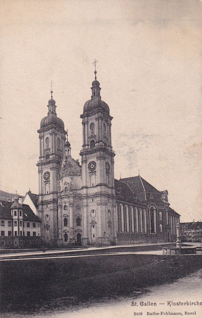 Cartes postales: St. Gallen Klosterkirche – D'occasion à Cormoret par Pascalll2001
