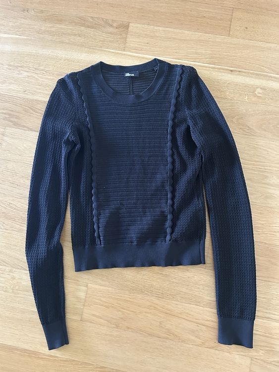 The Kooples Black Knitted Sweater Size S 1