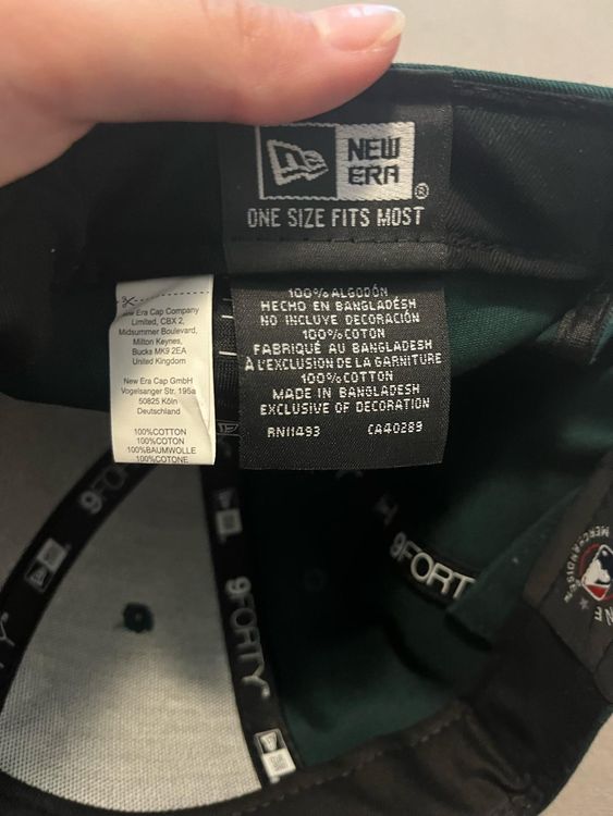 New Era Copricapi, berretti & cappellini: NY Yankees New Era Cap grün 9Forty grössenverstellbar – Usato da Veltheim AG venduto da gave04 2
