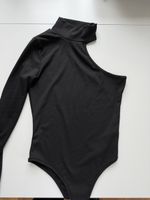 Schwarzer Body mit einem Ärmel - Grösse M