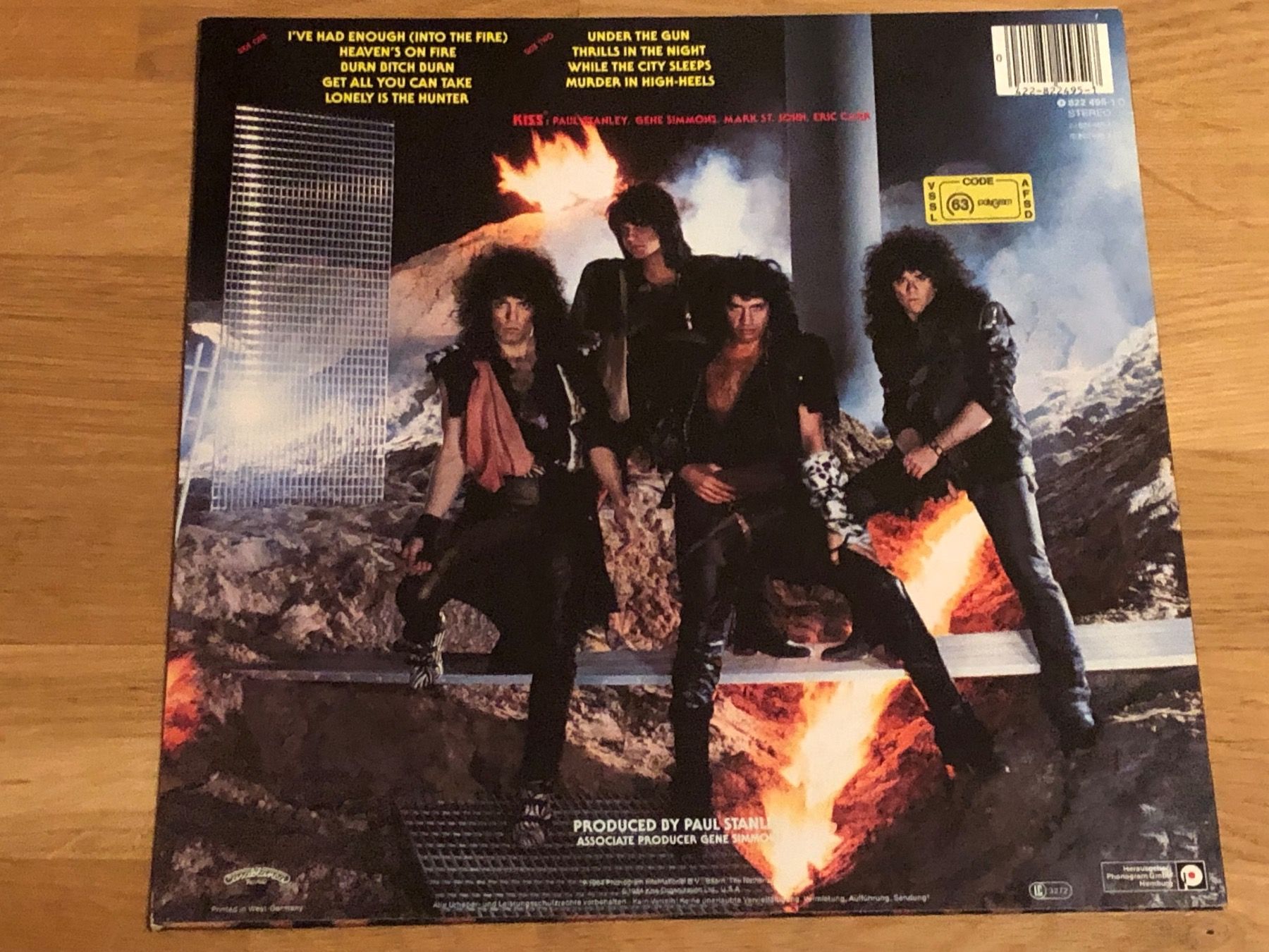 Schallplatten: KISS. 1984. Animalize. – Gebraucht aus Faulensee von Mizuno06 1