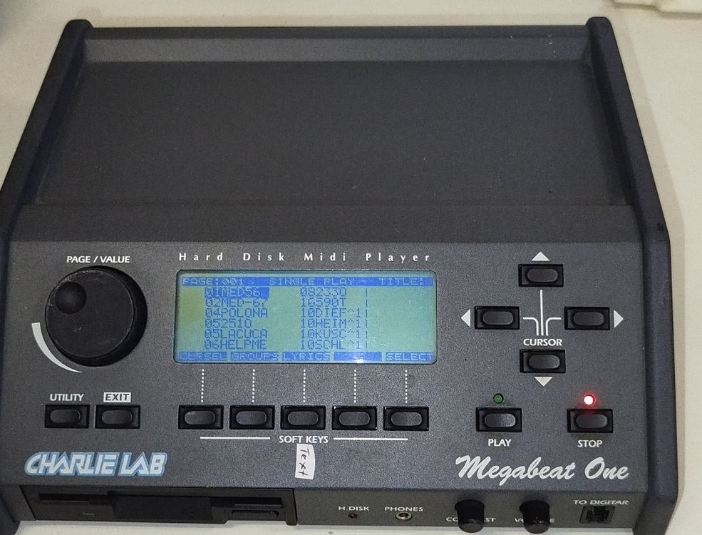 Charlie Lab Megabeat One - Hard Disk MIDI Player Top!(em24) (Gebraucht ...