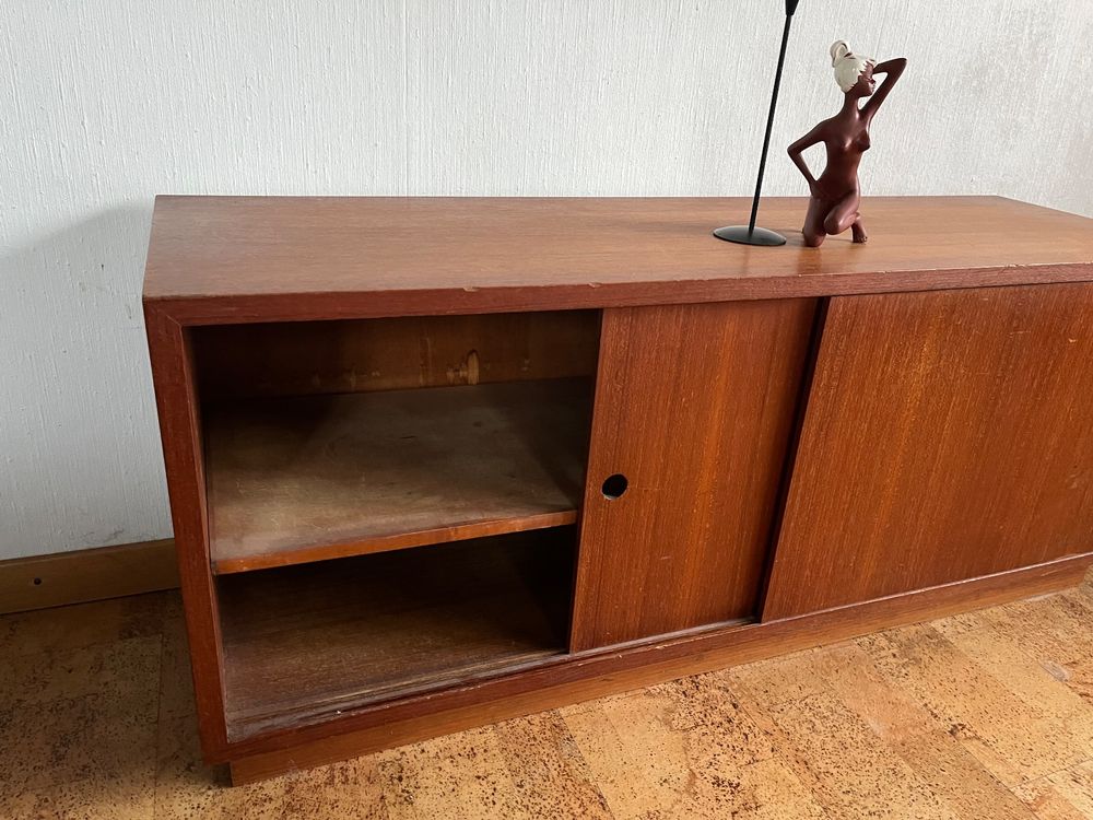 Teak Sideboard Kommode 60er 70er mit Schiebetüren. (Gebraucht) in ...