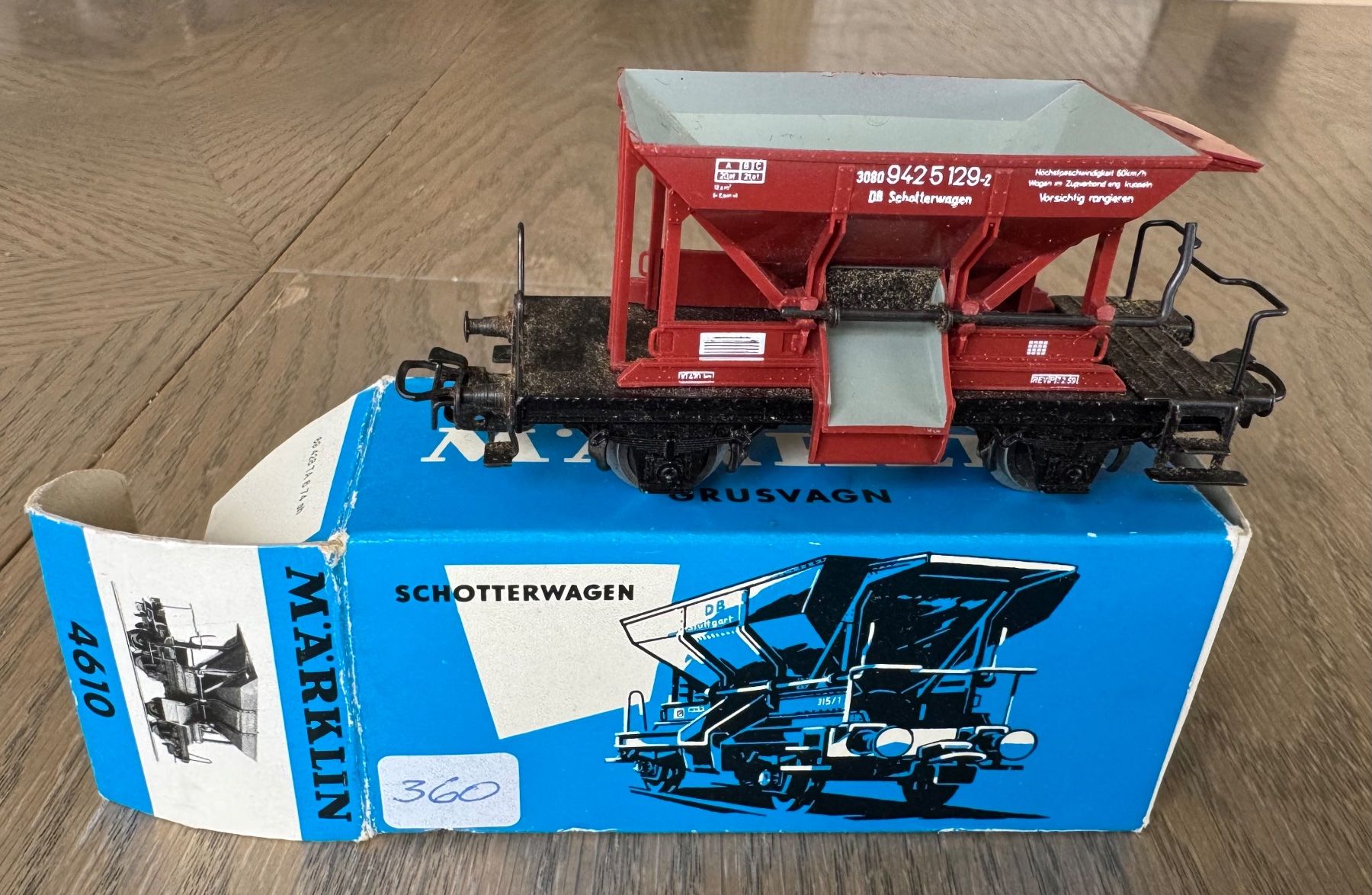 Märklin Trains électriques: Schotterwagen der DB; OVP – D'occasion à St. Moritz par Manu7500
