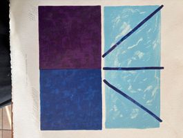 Lithographie 268/677 par Pierre Chevalley. Sobre et moderne