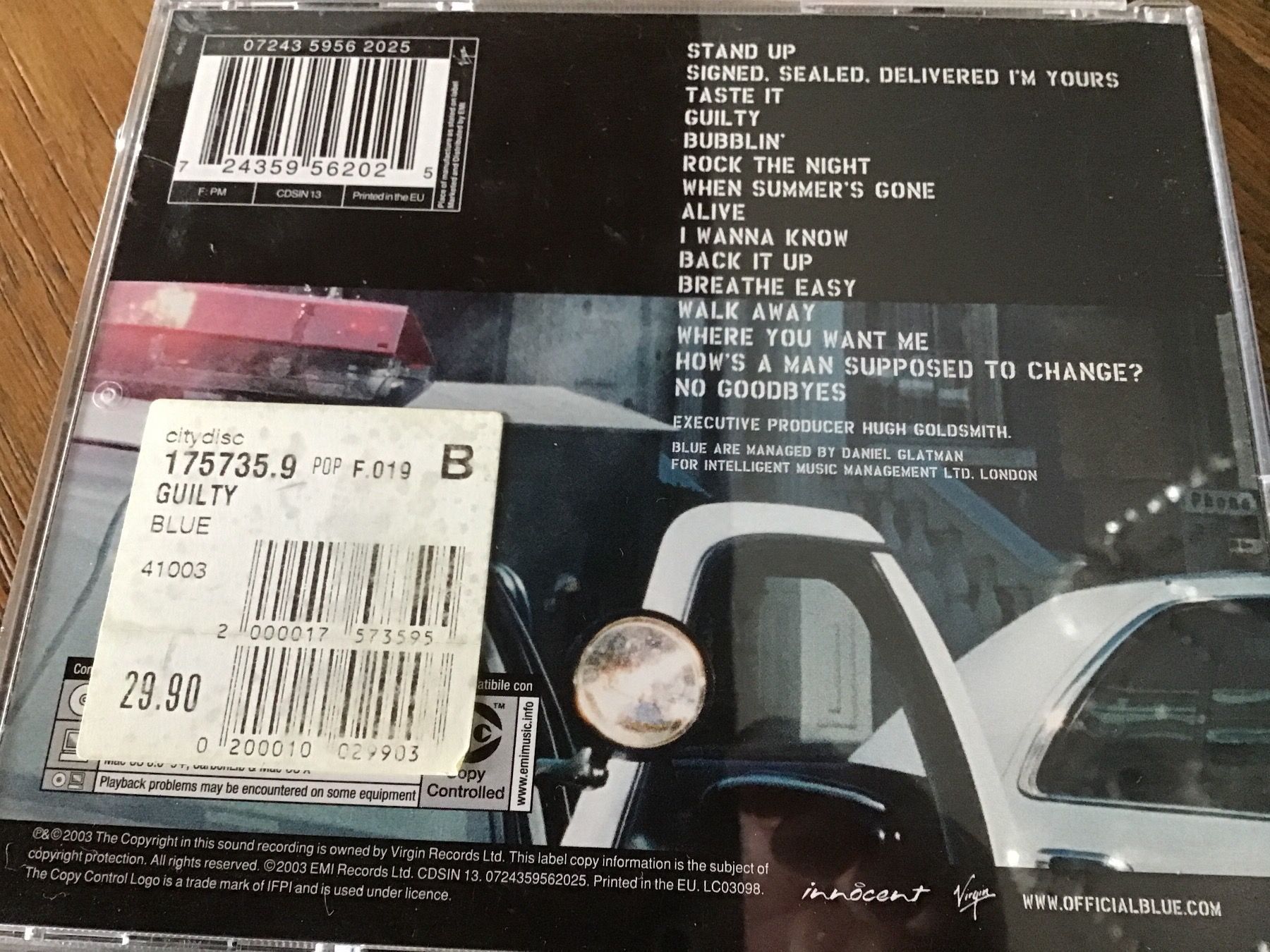 CDs: Blue Guilty – D'occasion à Thierachern par sweden08 1