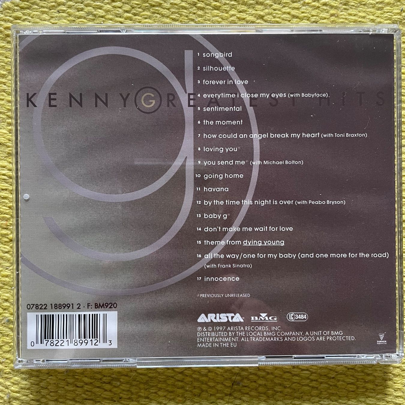 CD: KENNY G-GREATEST HITS – Usato da Rorschacherberg venduto da CD-Roli 1
