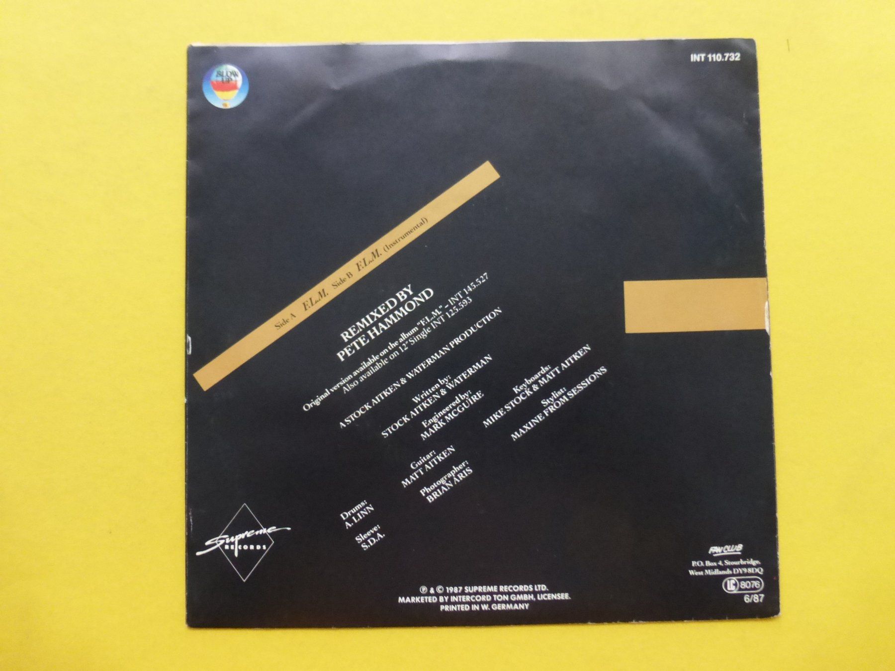 Dischi in vinile: Mel & Kim – F.L.M. – Usato da Zürich venduto da Swiss57 1