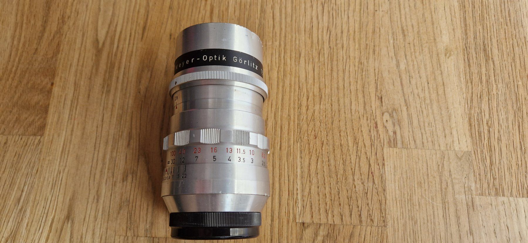 Obiettivi: Meyer Optik Trioplan 1:2.8/100 V Objektiv – Usato da Zürich venduto da Lina049 4