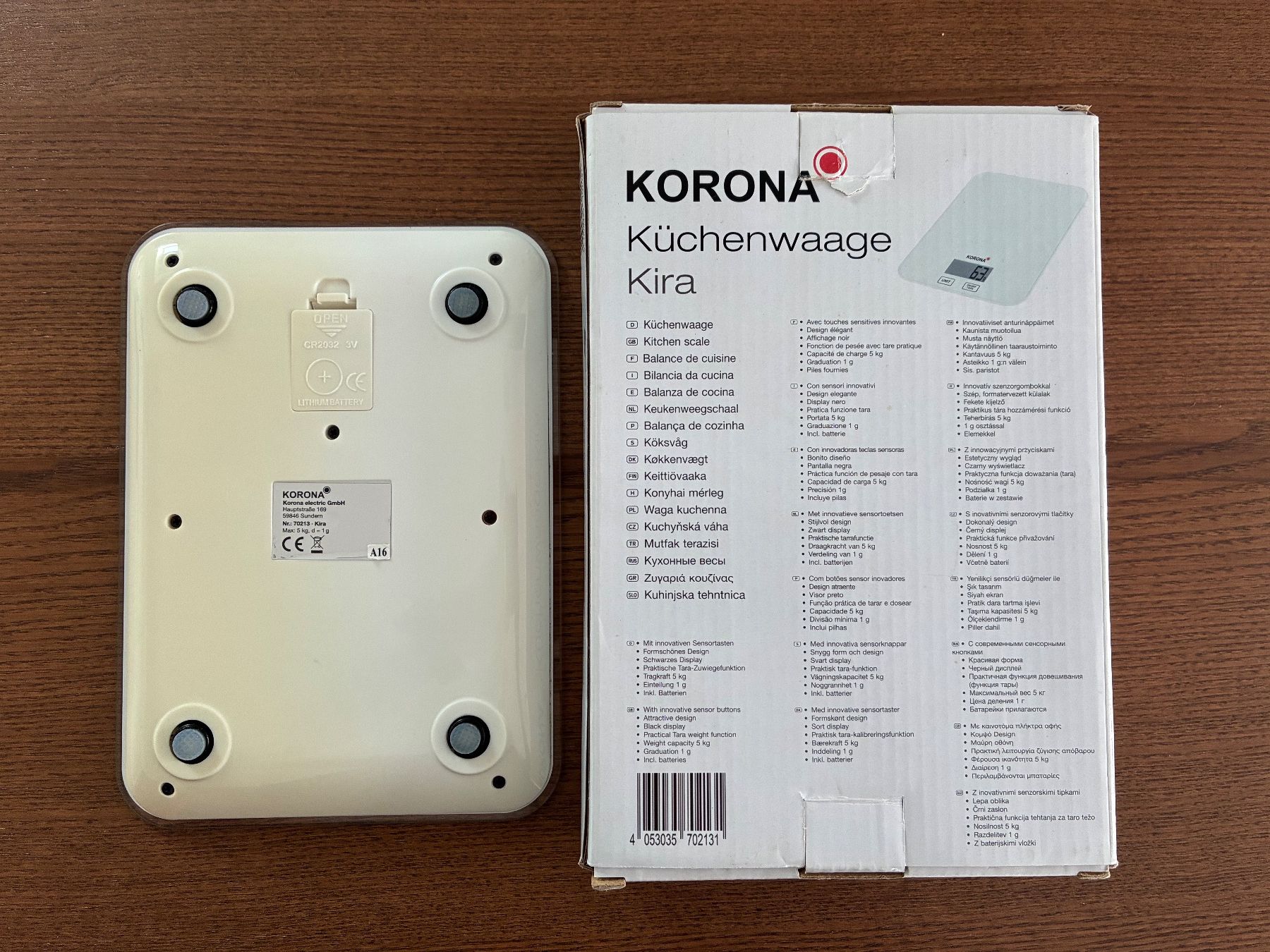Bilance da cucina: Korona Küchenwaage Kira – Usato da Uster venduto da em_58td 2