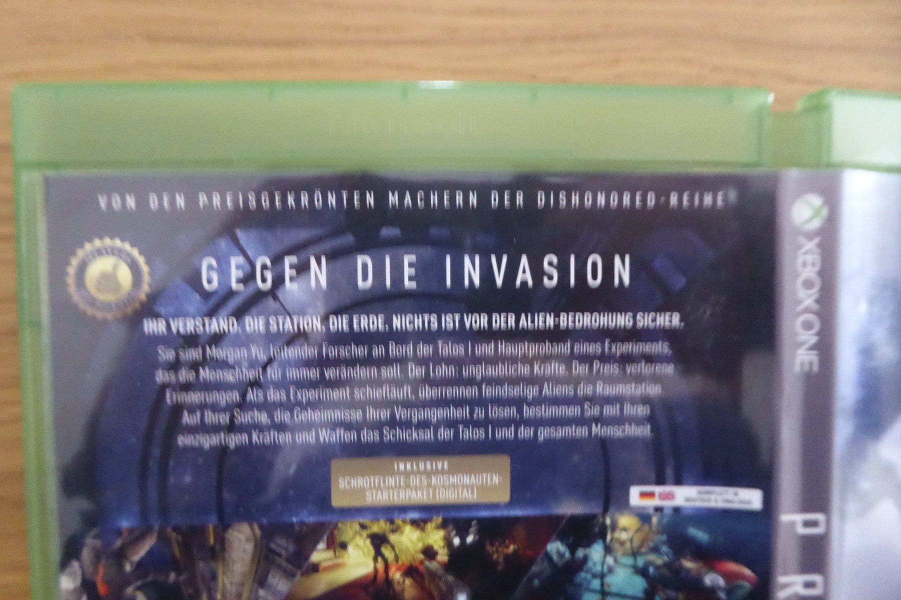 Giochi: XBOX one Prey Gegen die Invasion – Usato da Allschwil venduto da Summelsarium 1