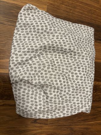 Foulard weiss mit Apfel