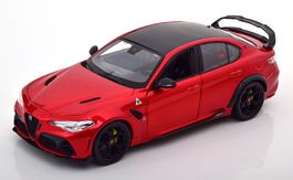Alfa Romeo Giulia GTAm seit 2021 rot met. / schwarz     1:18