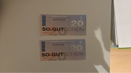Gutschein Stadt- und Gewerbevereinigung Solothurn 2x20 CHF