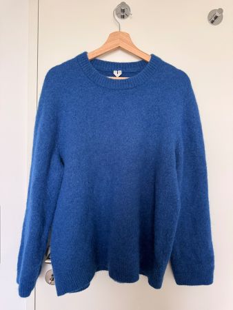 Arket Mohair Wool Jumper in Cobalt Blue size XS