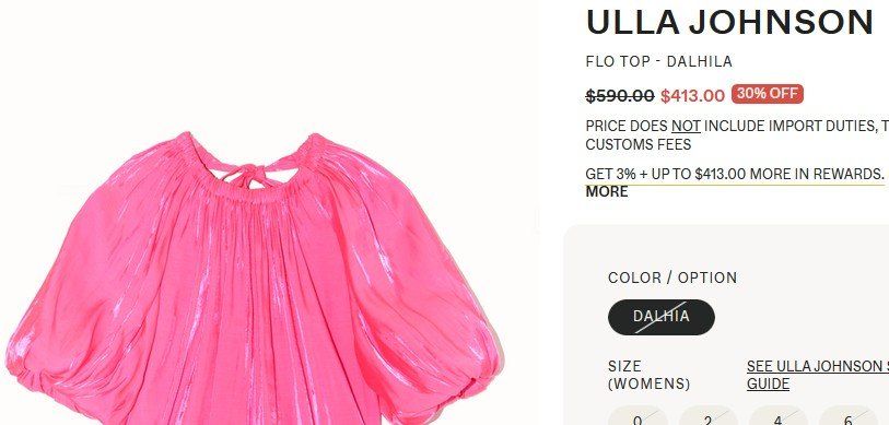 Ulla Johnson Camicette: Ulla Johnson  Bluse / blouse  S/M – Usato da Collonges venduto da arashee 2