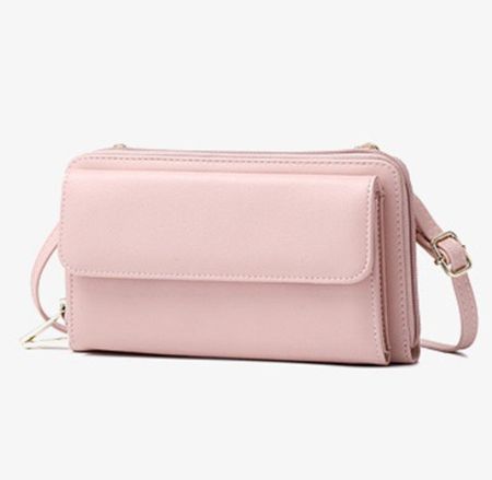 Damen Handtasche Umhängetasche für Handy Geldbörse etc. Pink