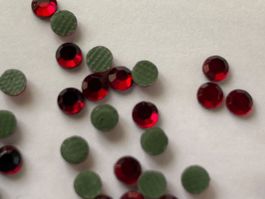 Hotfix Strasssteine Dunkelrot 2,5 mm, 200 St.