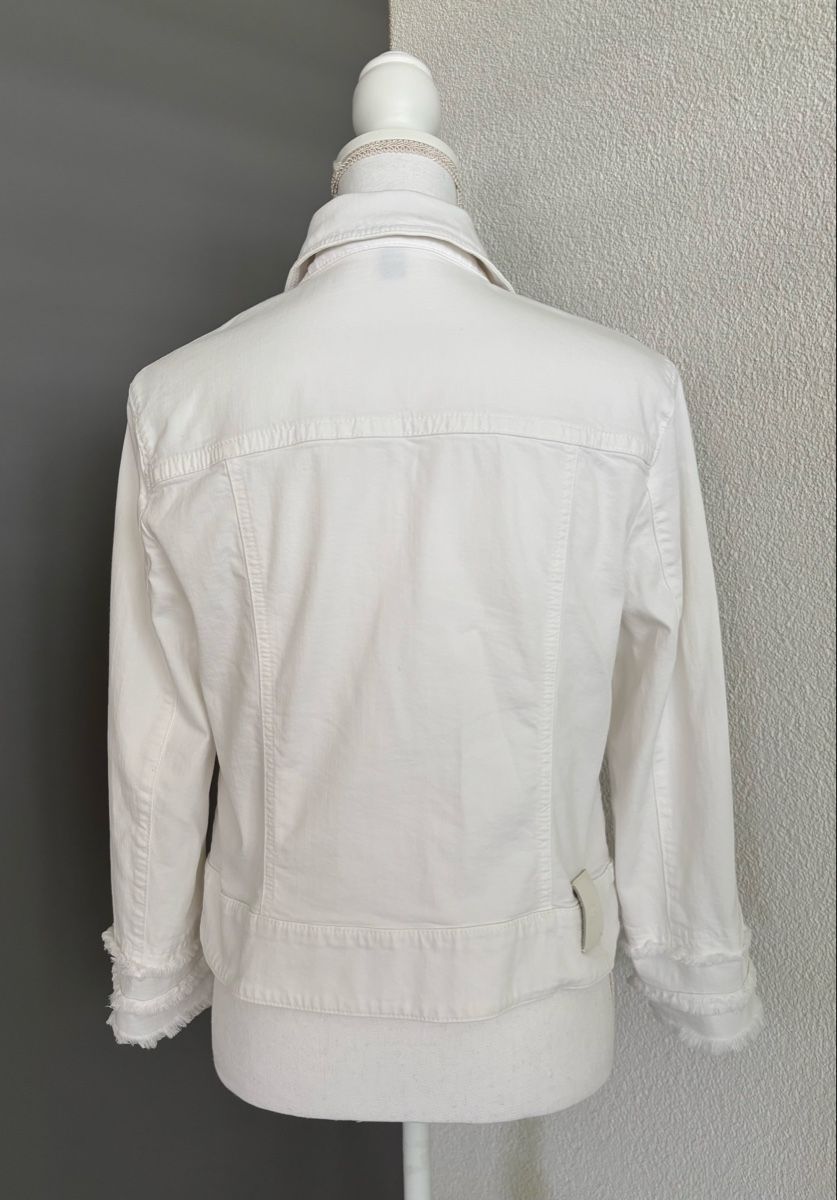 Marc Cain Giacche: Marccain Jeansjacke, weiss, Gr. 38 – Usato da Illnau venduto da TeddyBean 2