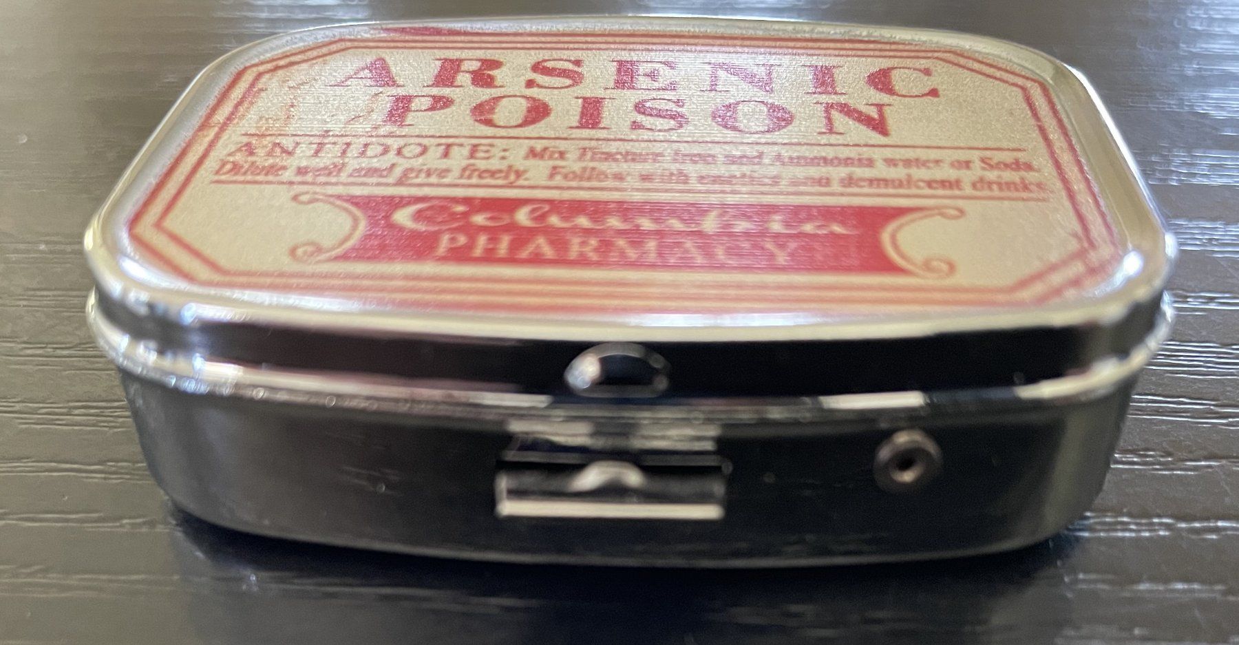 Contenitori & Simili: Blechdose Dose ARSENIC POISON Pillendose Blech Springdeckel – Usato da Oftringen venduto da allesmeins 7