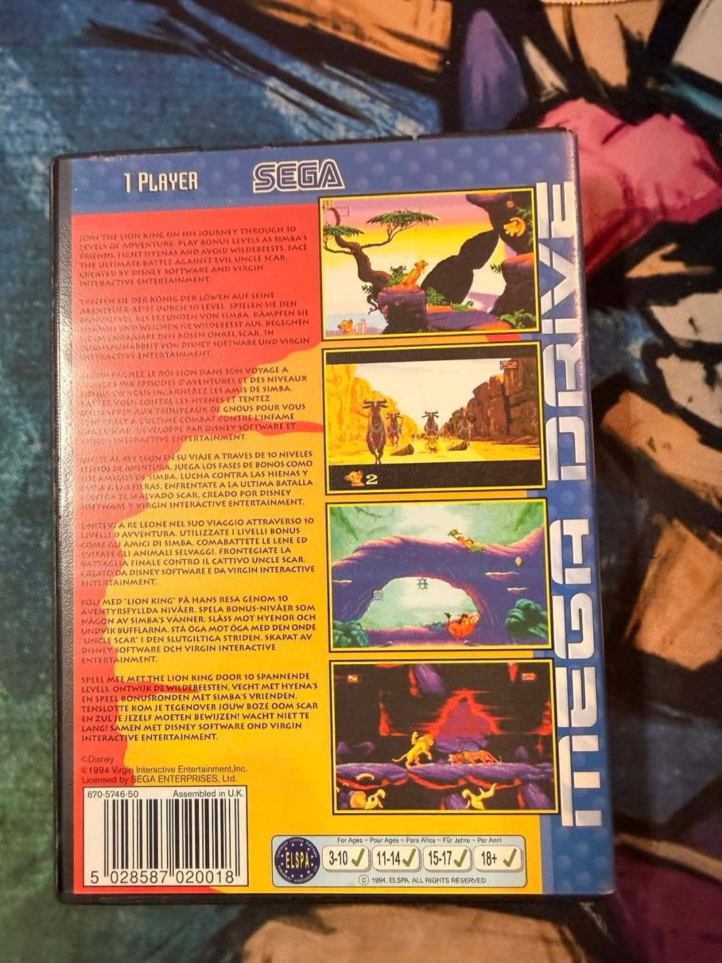 Sega Giochi: The Lion King Sega Mega Drive – Usato da Giubiasco venduto da Ticinerd 1