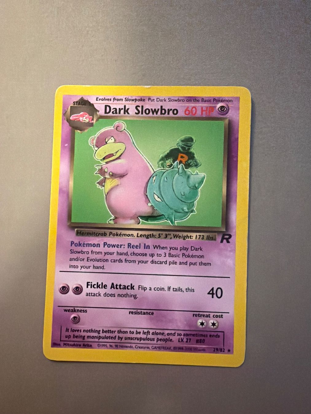 Pokémon Cartes à collectionner: Dark Slowbro - Team Rocket – D'occasion à Kehrsatz par Riyouu