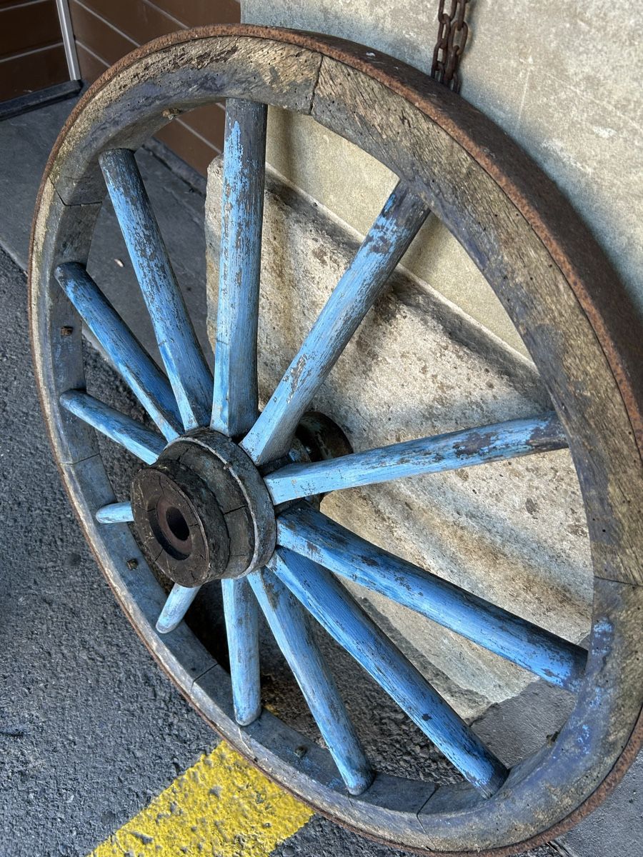 Pneumatici & Ruote complete: Roue de charrette décorative,Vintage – Usato da Thierrens venduto da Bigla 3
