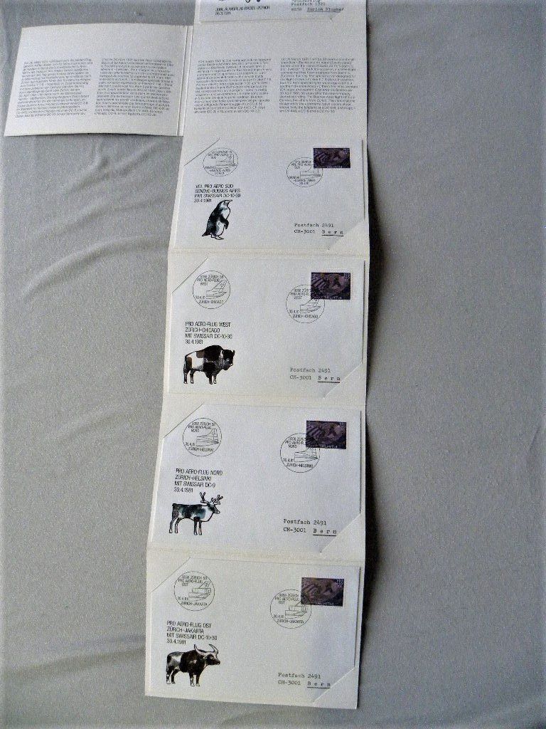 Alle Briefmarken: (133) Pro Aero Jubiläumsflug 1931 - 1981 – Gebraucht aus Schwarzhäusern von Inot3