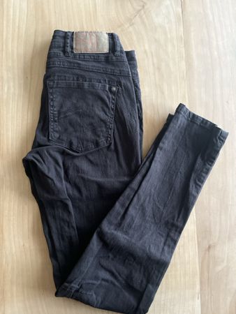schwarze Damen Jeans NILE, Grösse XXS!
