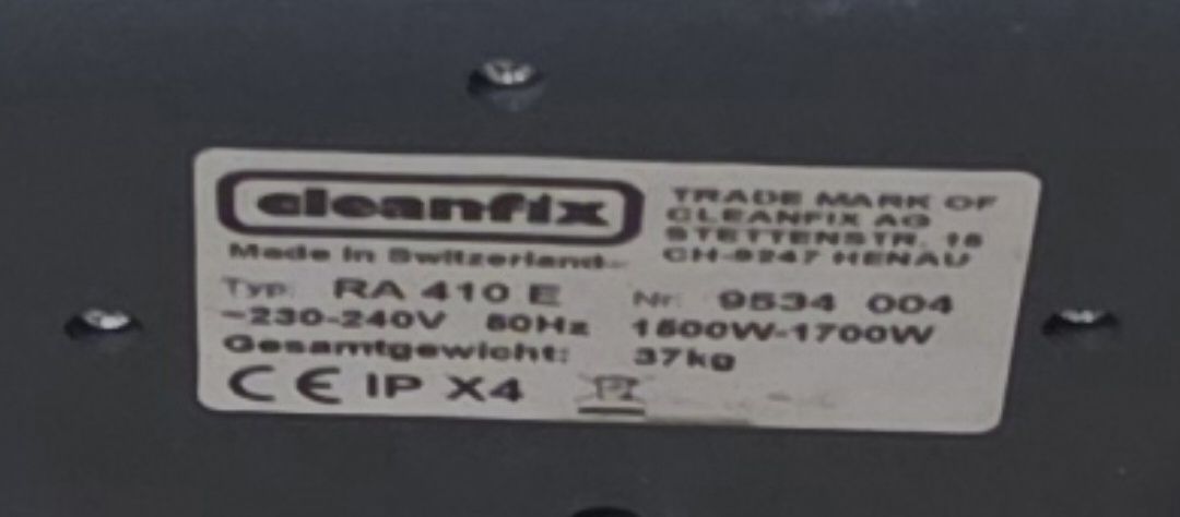 Cleanfix Alle Maschinen: CLENAFIX RA 410E ##TASKI WETROK NILFISK KÄRCHER – Gebraucht aus Zürich von 5183840711 6