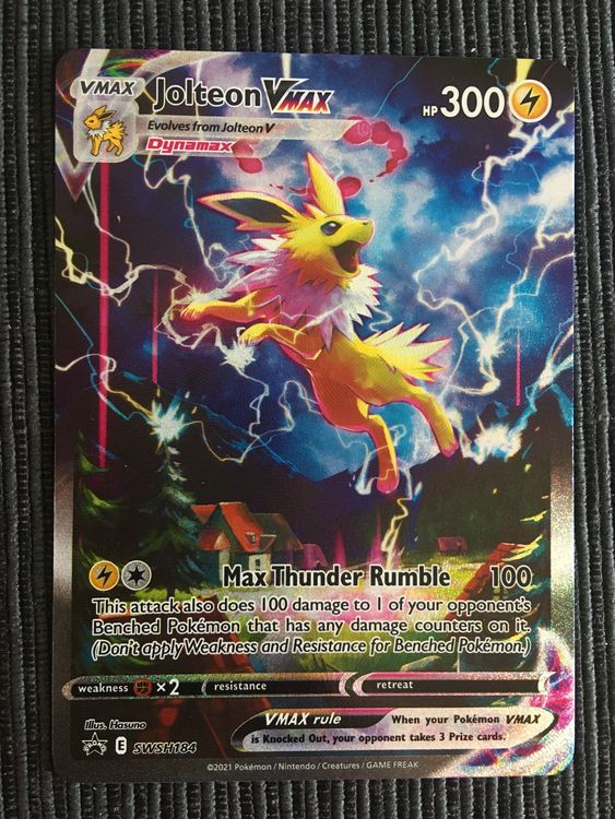 Pokemon Jolteon Vmax Alternative Evolving Skies (Neu (gemäss ...