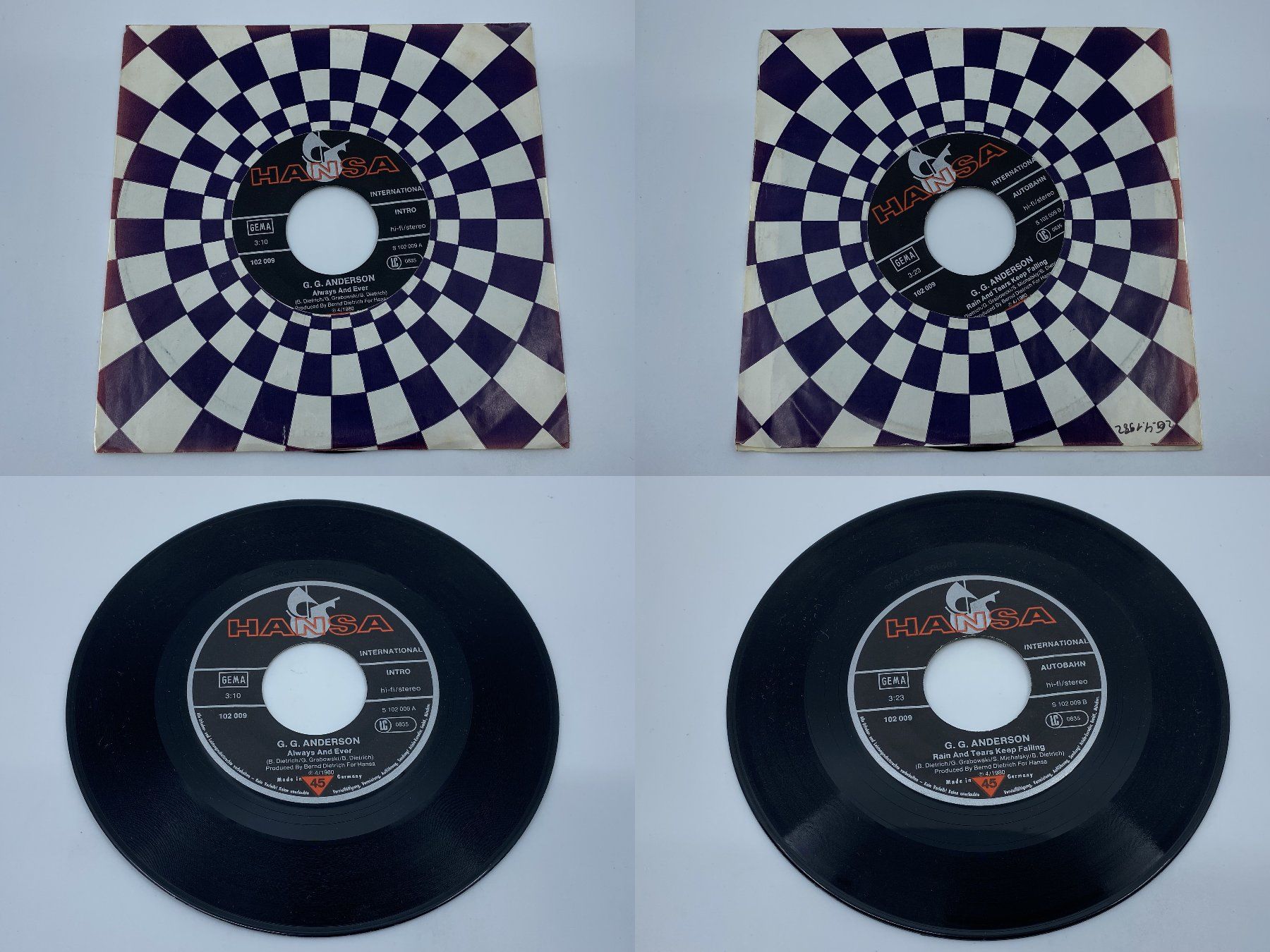 Dischi in vinile: G.G. Anderson - Always and Ever – Usato da Langwiesen venduto da Restposten-24