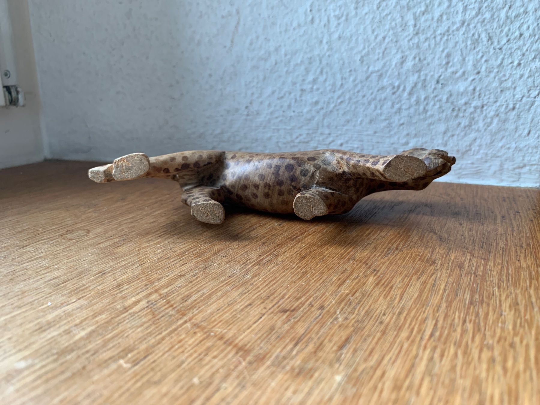 Statuette: Vintage Holzfigur Leopard handgeschnitzt – Usato da Richterswil venduto da Moii89 4