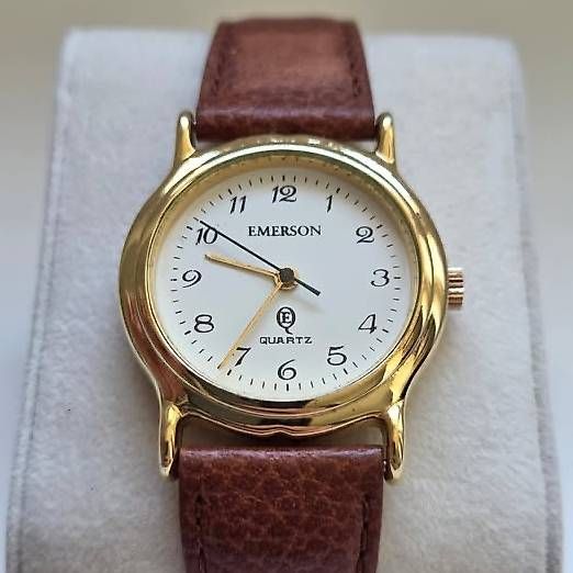 Uhren: Montre Emerson Quartz - Classique Dorée avec Cadran Blanc – Gebraucht aus Genève von kev_d8z5