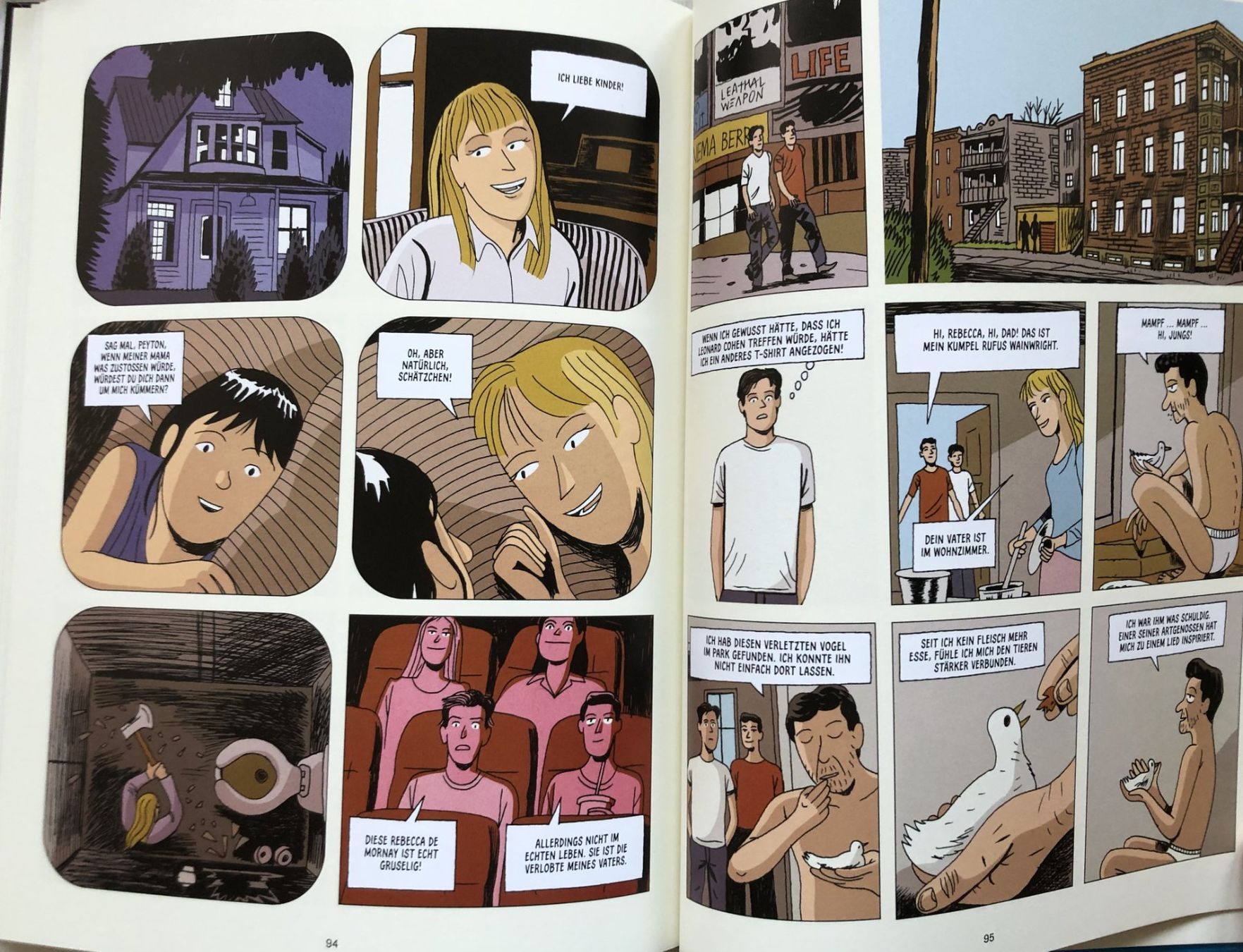 Fumetti: Leonard Cohen Comic-Biografie "Like a Bird on a Wire" - HC – Usato da Schaffhausen venduto da durruti 4