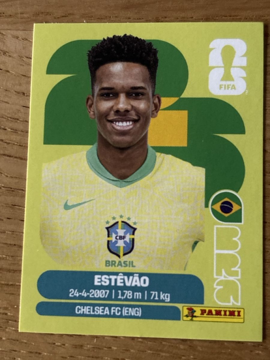 Panini Carte collezionabili: BRA 20 - World Cup 2026 – Nuovo (secondo la descrizione) da Cumpadials venduto da luc7373