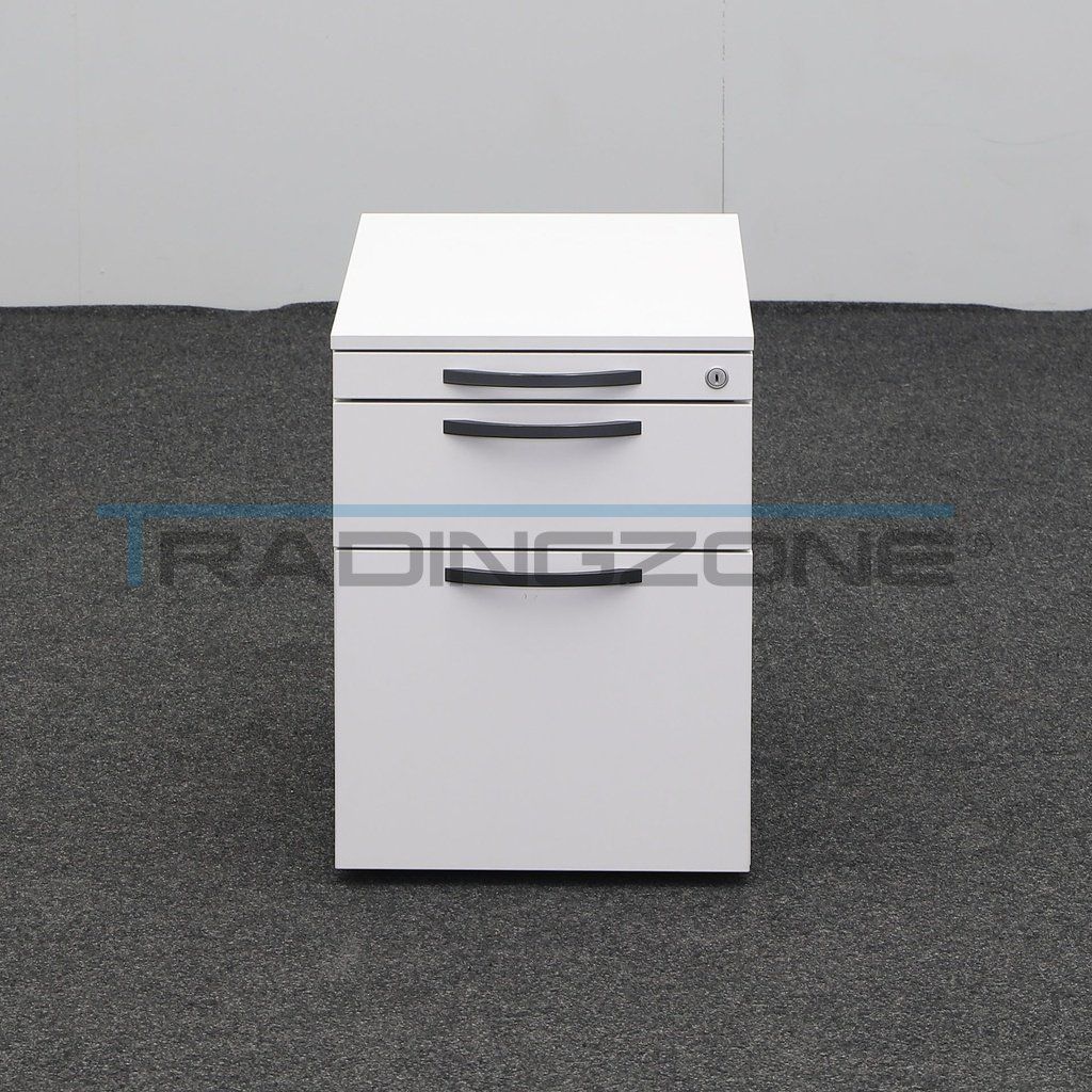 Korpus: Rollcontainer Steelcase Implicit Weiss mit Hängeregister – Gebraucht aus Regensdorf von Tradingzone 1