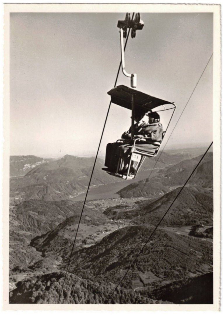 Cartoline postali: Miglieglia - Sessellift Monte Lema – Usato da Binningen venduto da Mountainrider