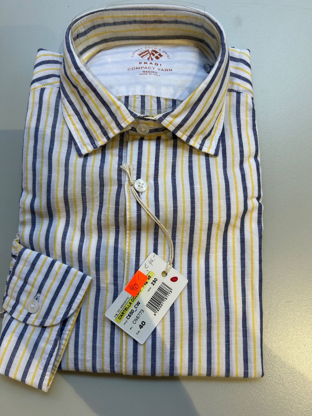 Camicie: Hemd Marke Fradi Gr. 40, neu – Nuovo e nell'imballaggio originale da Glattpark(Opfikon) venduto da Cmberger 1