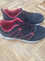 Chaussures Fila noir et rouge taille 38 bon état
