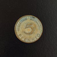 5 Pfennig Münze Deutschland 1949