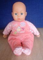 Bayer - Puppe mit Schlafaugen & Geräuschen - Ca. 35cm