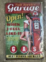 Garage Gas Open pin up