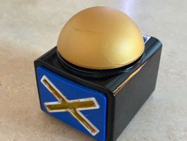 Buzzer Knopf gold schwarz blau