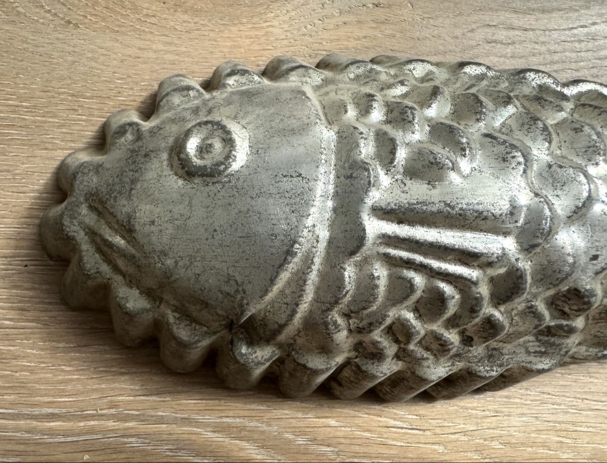 Backformen: Antike Backform Blech Fisch 30.5 cm – Gebraucht aus Rothrist von Luckywinner 1
