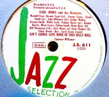 Earl Hines, Sammlung von 12 Jazz Schellackplatten