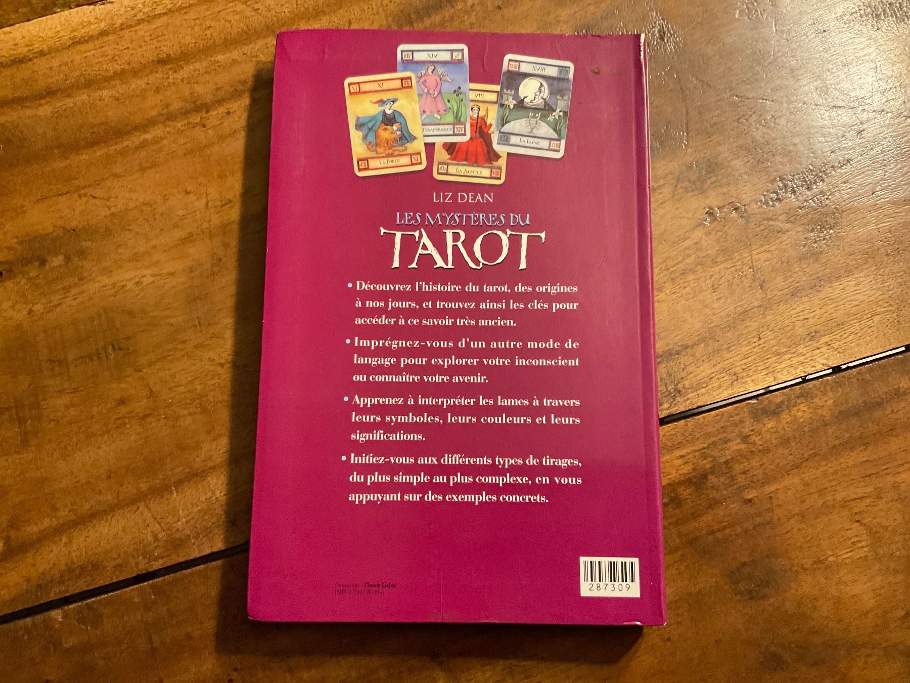 Libri: Les Mystères du Tarot, Liz Dean – Usato da Avenches venduto da Tinkey 1